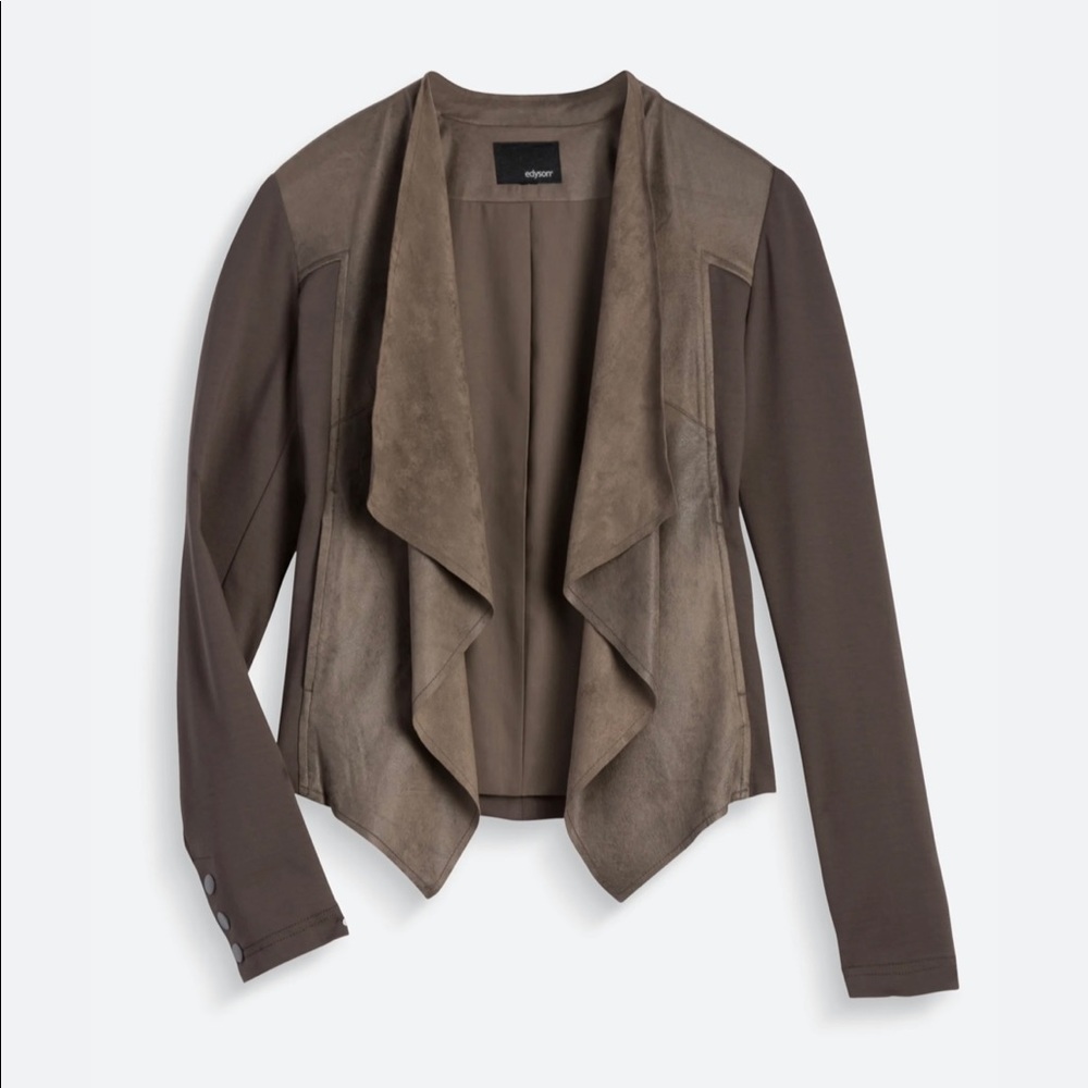 Brown leather jacket